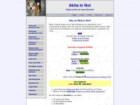 akita-in-not.de Webseite Vorschau