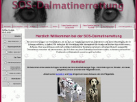 sos-dalmatinerrettung.de Webseite Vorschau