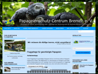 papageienschutz.de Webseite Vorschau