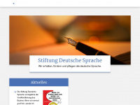 stiftung-deutsche-sprache.de Webseite Vorschau