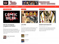 comicwerk.de Webseite Vorschau