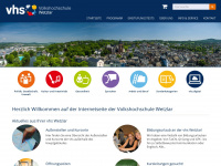 vhs-wetzlar.de Webseite Vorschau