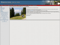 alpencross2003.de Webseite Vorschau