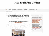meg-frankfurt.de Webseite Vorschau