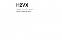 h2vx.com Webseite Vorschau
