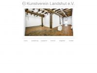 kunstverein-landshut.de Webseite Vorschau