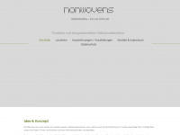 non-wovens.de Webseite Vorschau