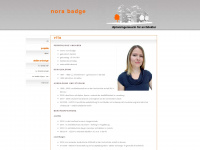 nora-badge.de Webseite Vorschau