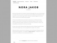 nora-jakob.de Webseite Vorschau