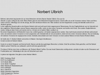 norbert-ulbrich.de Webseite Vorschau