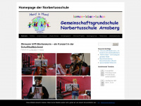 norbertusschule.de Webseite Vorschau