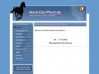 nord-ost-pferd.de Webseite Vorschau
