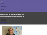 nordberlinermalschule.de Webseite Vorschau