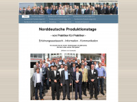 norddeutsche-produktionstage.de Webseite Vorschau
