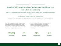 norddeutscherpoloclub.de Webseite Vorschau