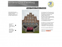 nordertorchor.de Webseite Vorschau