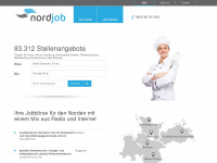 nordjob.de Webseite Vorschau