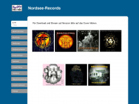 nordsee-records.de Webseite Vorschau
