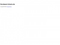 nordwest-tickets.de Webseite Vorschau