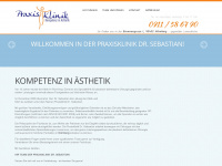 praxisklinik-dr-sebastian.de Webseite Vorschau