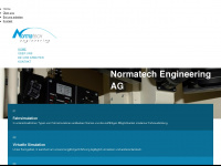 normatech.ch Webseite Vorschau