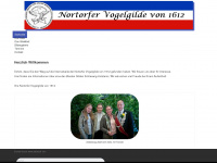 nortorfer-vogelgilde.de Webseite Vorschau