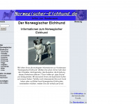 norwegischer-elchhund.de Webseite Vorschau