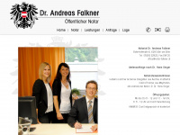 notar-falkner.at Webseite Vorschau