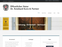 notar-kern.at Webseite Vorschau