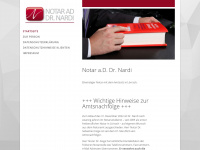 notar-nardi.de Webseite Vorschau
