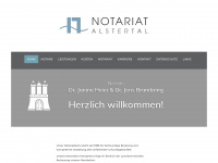 notariat-aez.de Webseite Vorschau