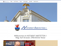 notariat-amstetten1.at Webseite Vorschau