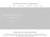 notariat-advokatur.ch Webseite Vorschau