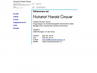 notariat-grauer.ch Webseite Vorschau