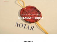 notariat-horst.ch Webseite Vorschau