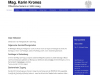 notariat-krones.at Webseite Vorschau