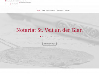 notariatstveit.at Webseite Vorschau