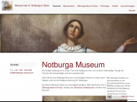 notburga-museum.at Webseite Vorschau