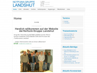 notfunk-landshut.de Webseite Vorschau