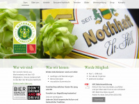 nothhaft-fanclub.de Webseite Vorschau