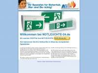 notleuchte-24.de Webseite Vorschau