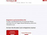 novadoo.ch Webseite Vorschau