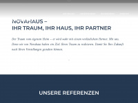 novahaus.ch Webseite Vorschau