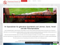 novaks-spanferkel.at Webseite Vorschau