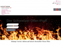 novatherm.ch Webseite Vorschau