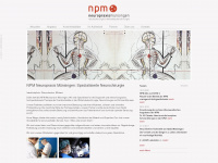 npm.ch Webseite Vorschau