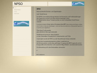 npso.de Webseite Vorschau