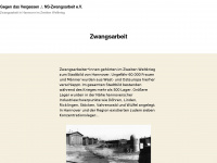 ns-zwangsarbeit-hannover.de Webseite Vorschau