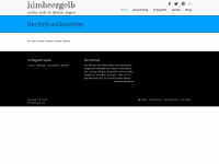 himbeergelb.de Webseite Vorschau