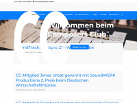 composers-club.de Webseite Vorschau